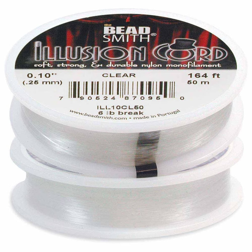 Illusion 6lb Cord - Clear - (0.25mm) - 50 metres