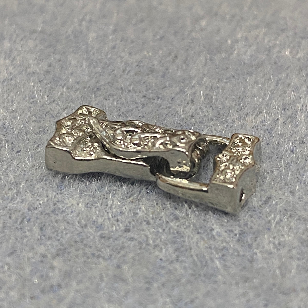 Fold Over Magnetic Clasp (1) - Silver