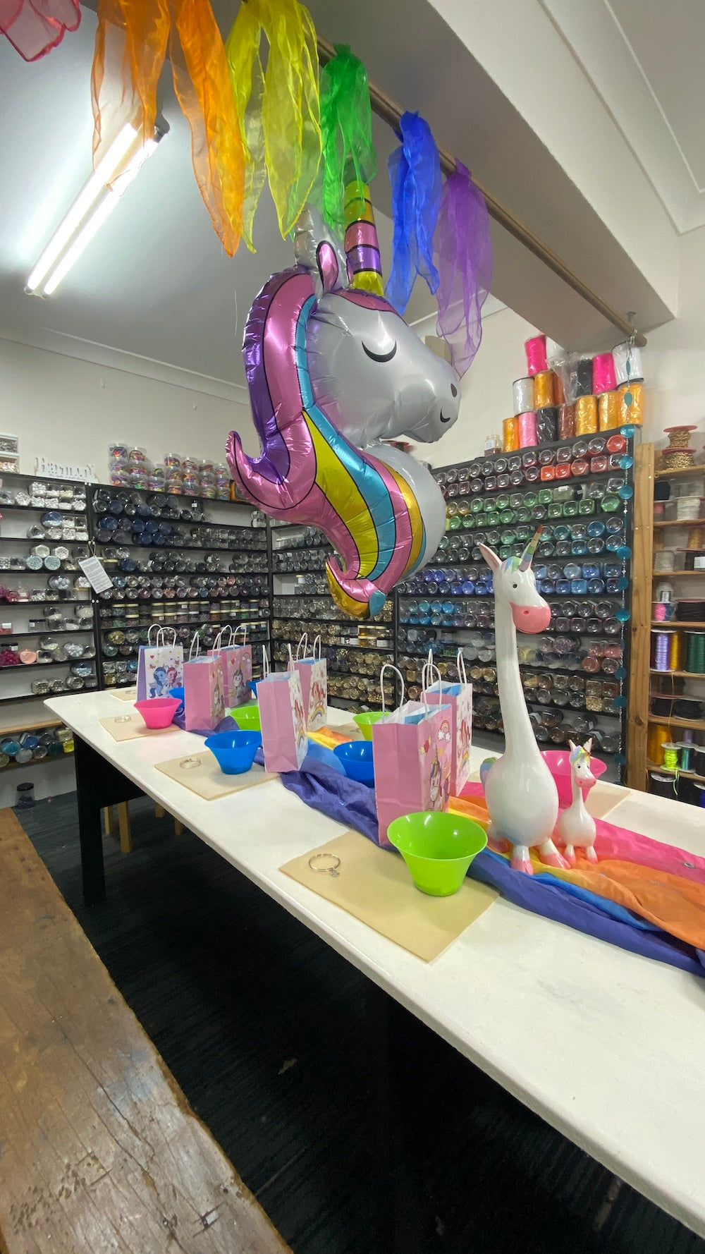 Rainbow Unicorn Kid's Birthday Party - Bead Shack