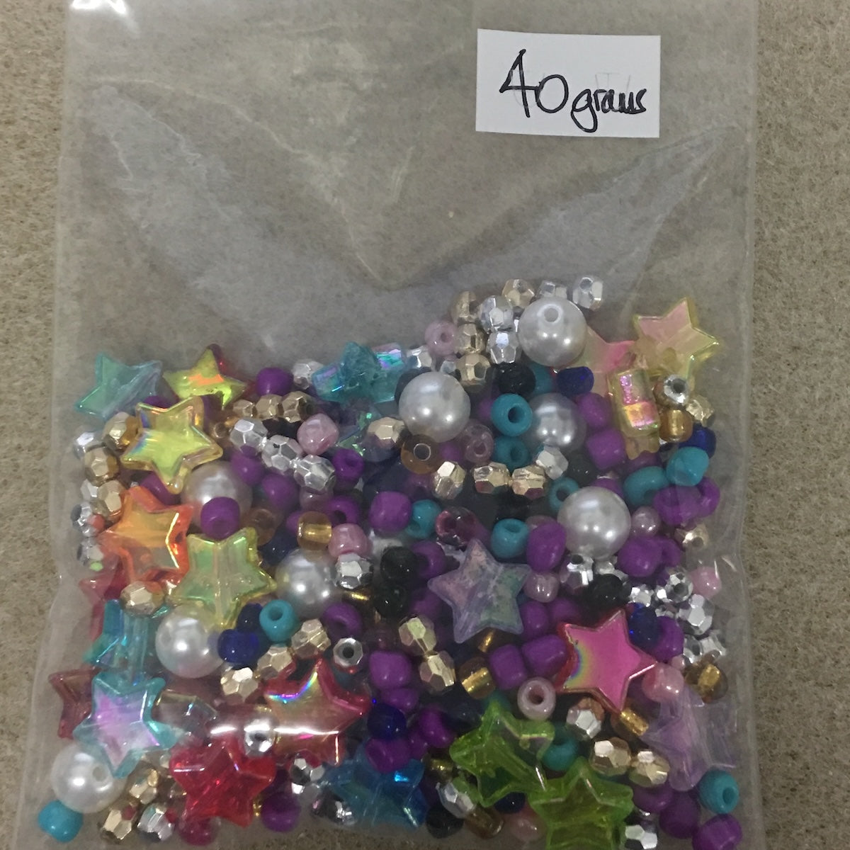 Unicorn Sprinkle Beads Pack - 40 grams