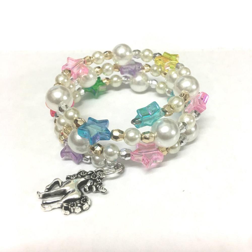 Rainbow Unicorn Bangle Kit - Bead Shack