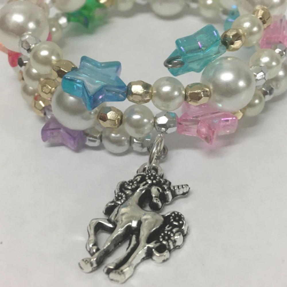 Rainbow Unicorn Bangle Kit - Bead Shack