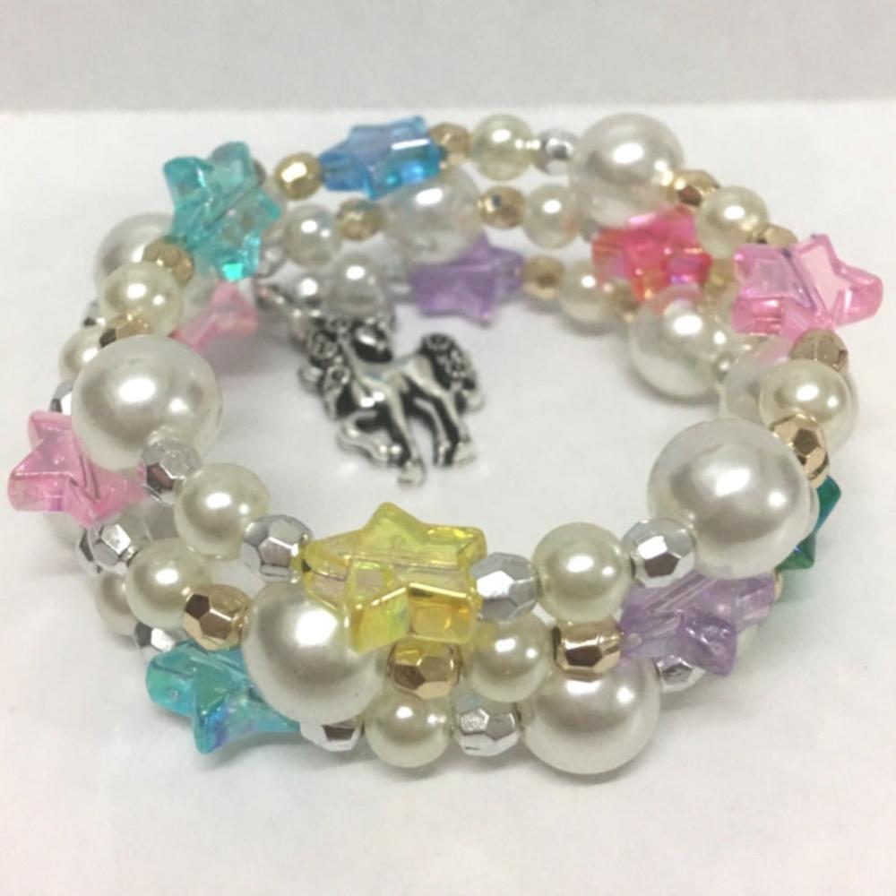 Rainbow Unicorn Bangle Kit - Bead Shack
