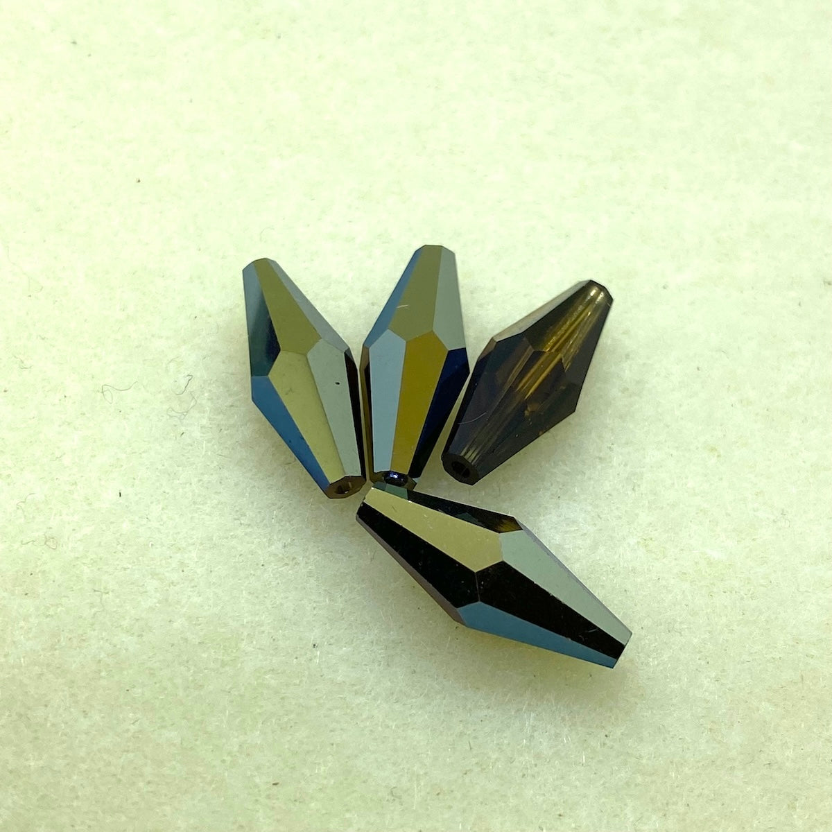 Art. 5205 Mink 17.5x7mm Elongated Bicone (1) - Bead Shack