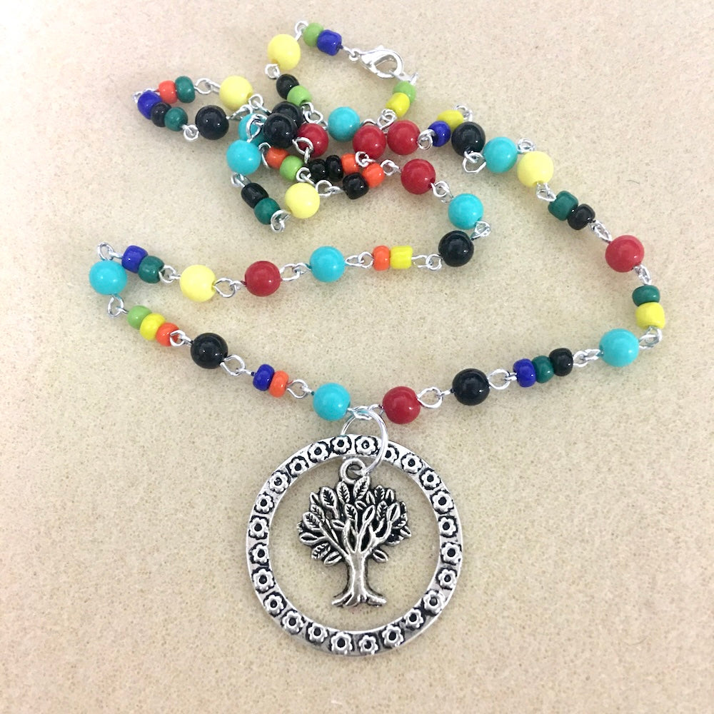 Tree of LIfe, Circle of Life Necklace Kit - Tribal