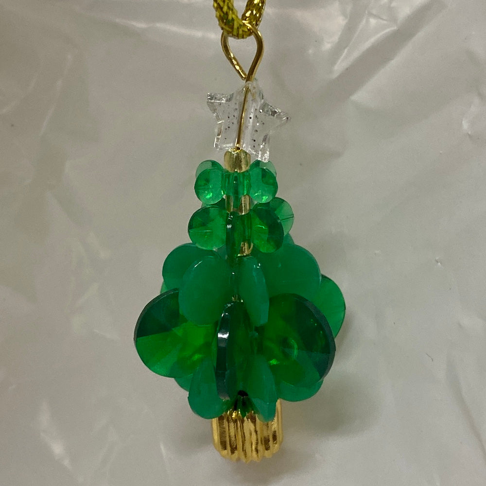 Christmas Tree Kit - Gold - makes 6 Decorations or 3 pairs Earrings