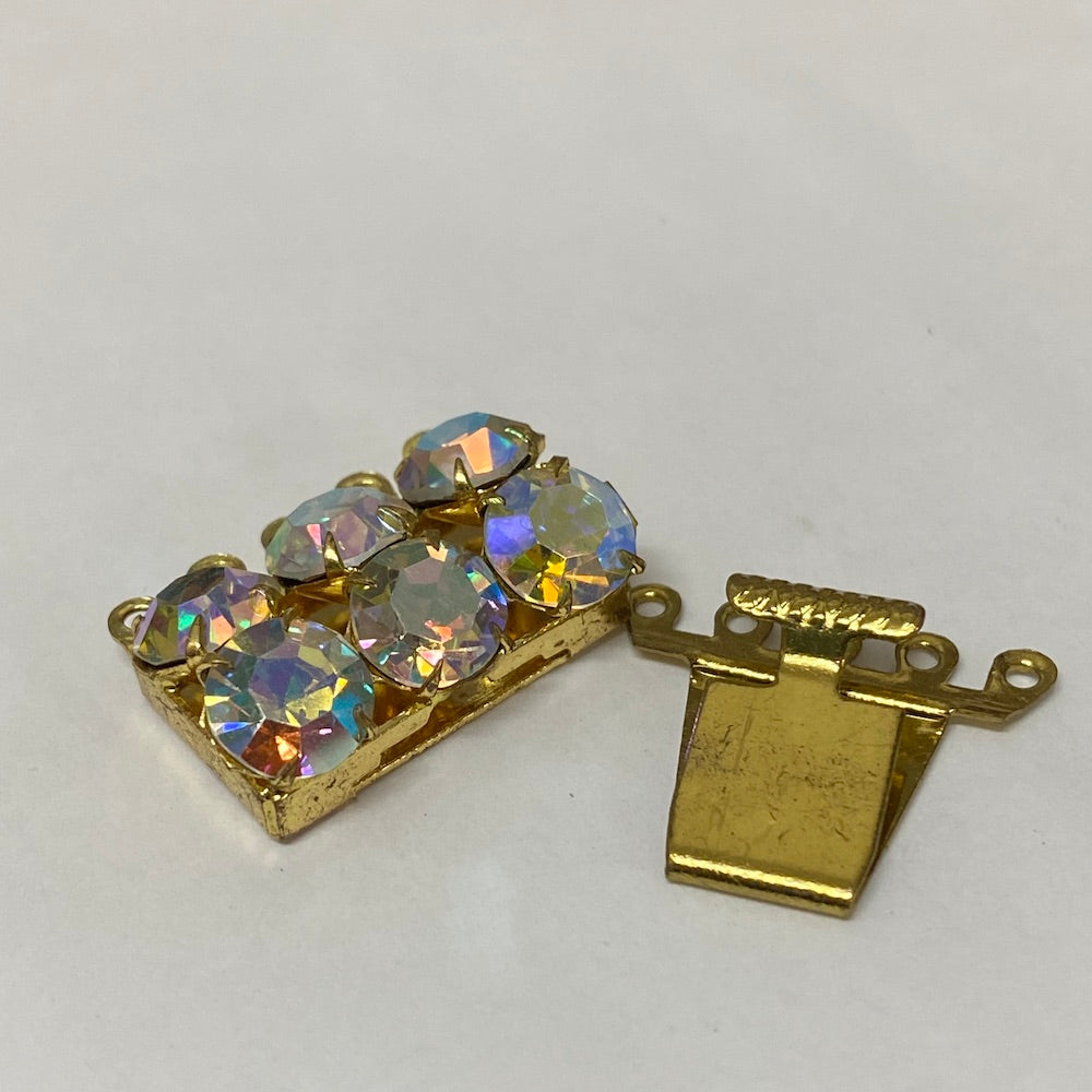 5 Row Vintage Clasp (1) - Gold - Bead Shack
