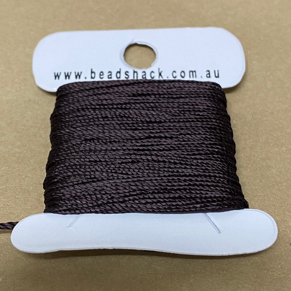 Dark Chocolate (20m) 0.6mm Silky Thread