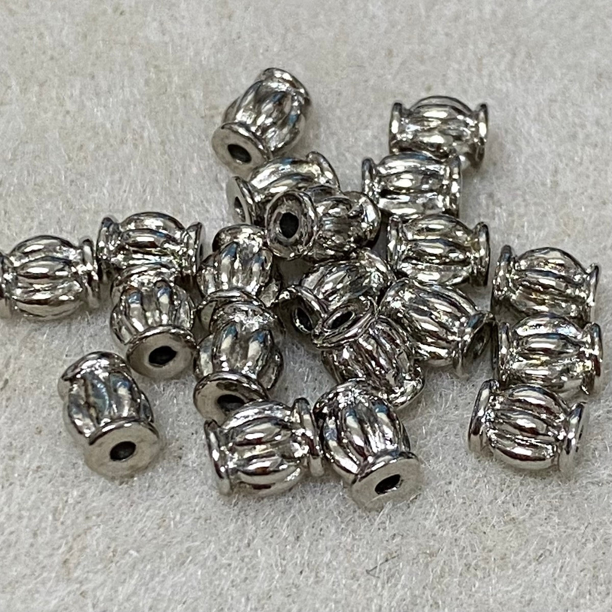 5mm Roman Bead (20) - Platinum
