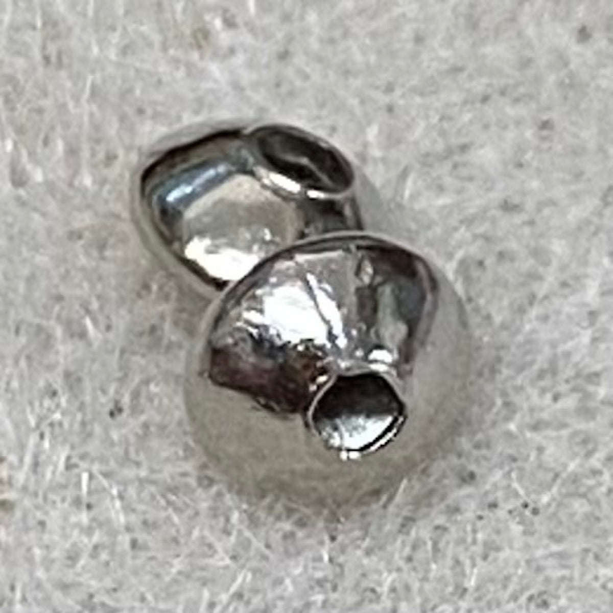 3x5mm UFO Bead (100) - Platinum - Bead Shack