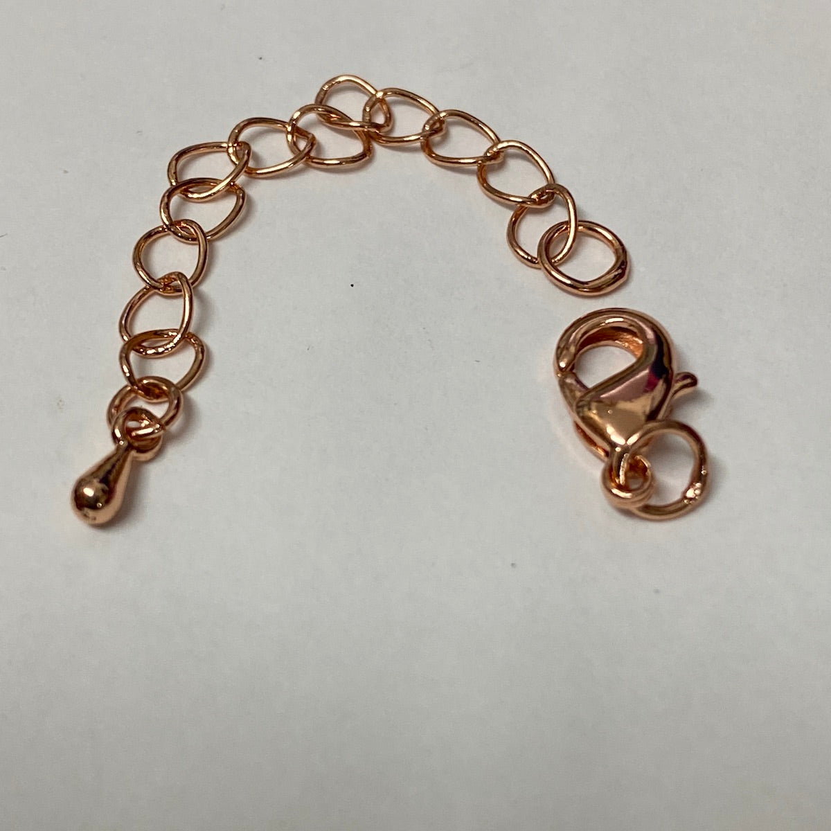 Clasp w. Extension Chain - Rose Gold