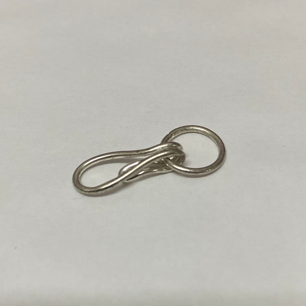 Hook & Eye Clasp (3) - Silver (Soldered Loops)