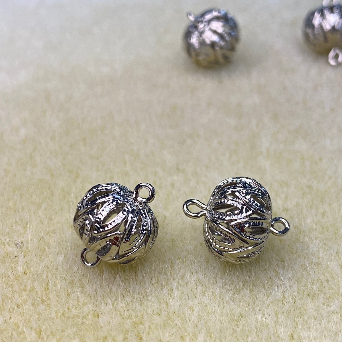 12mm Lacy Connector (10) - Nickel