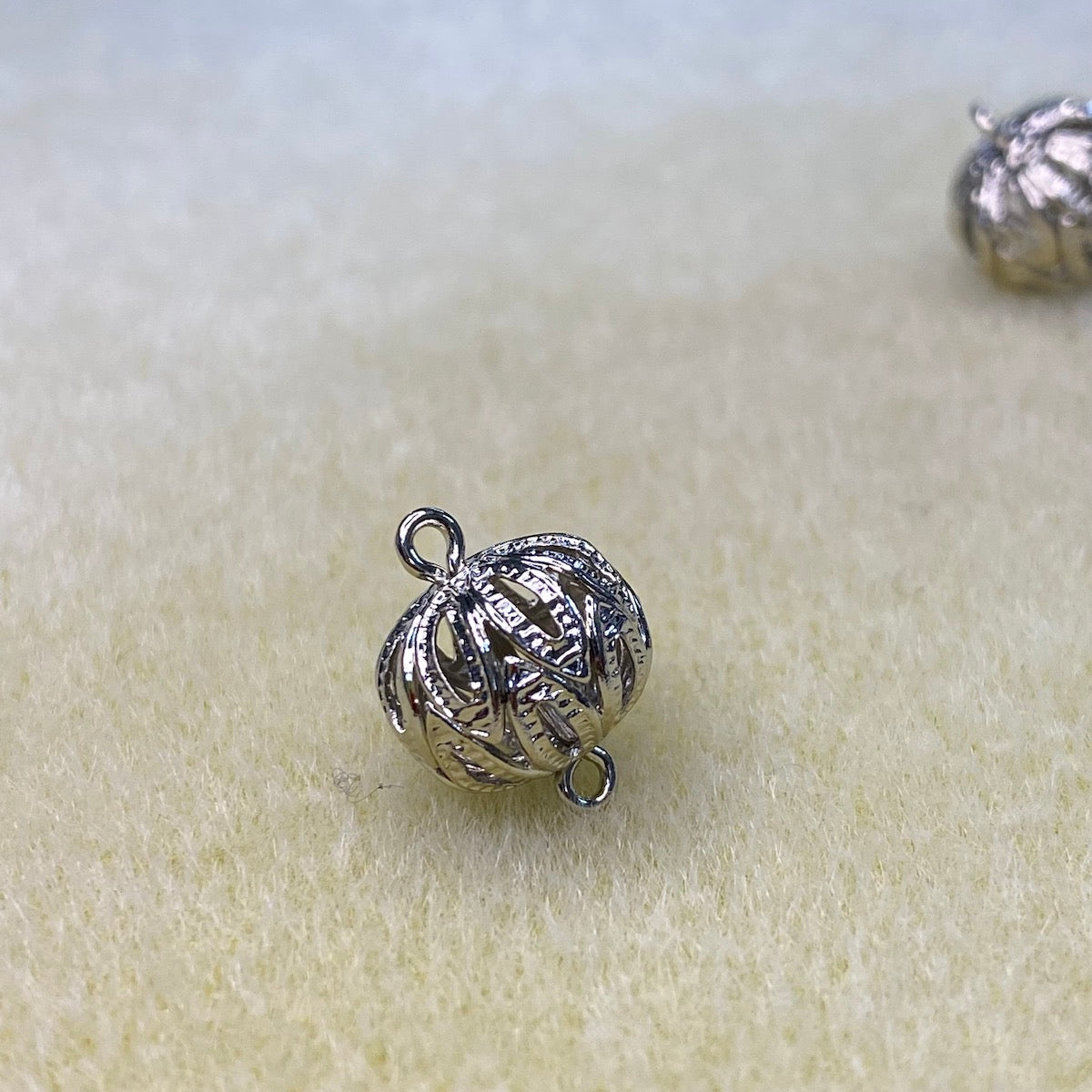 12mm Lacy Connector (10) - Nickel