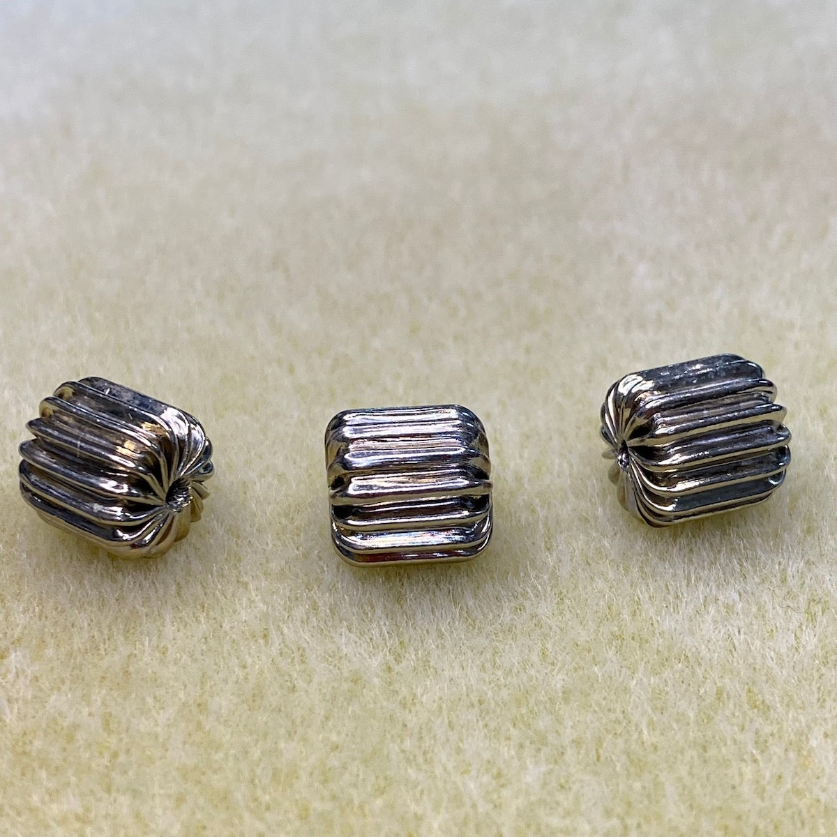 10mm Fluted Drum Bead (20) - Nickel
