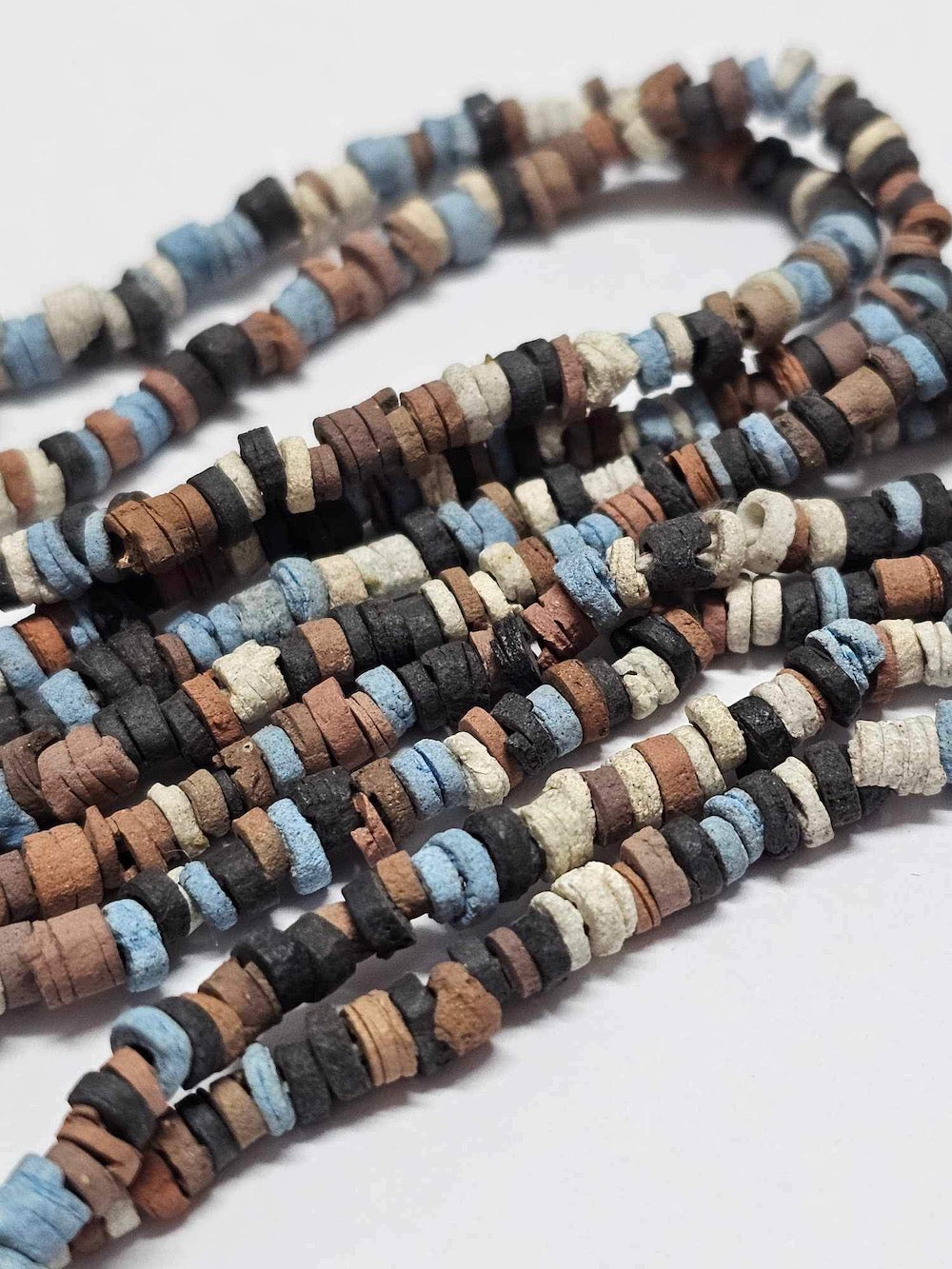 River's Edge (5 grams) - Vintage Faience Clay Egyptian Mummy Beads