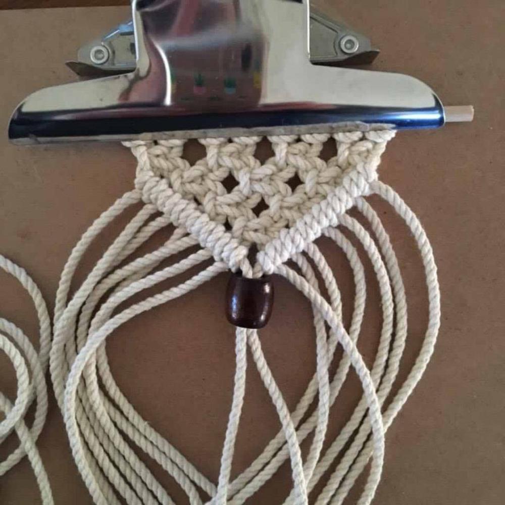 Hooter the Baby Owl Macrame Kit - w. BONUS Burlap Bag! - Natural