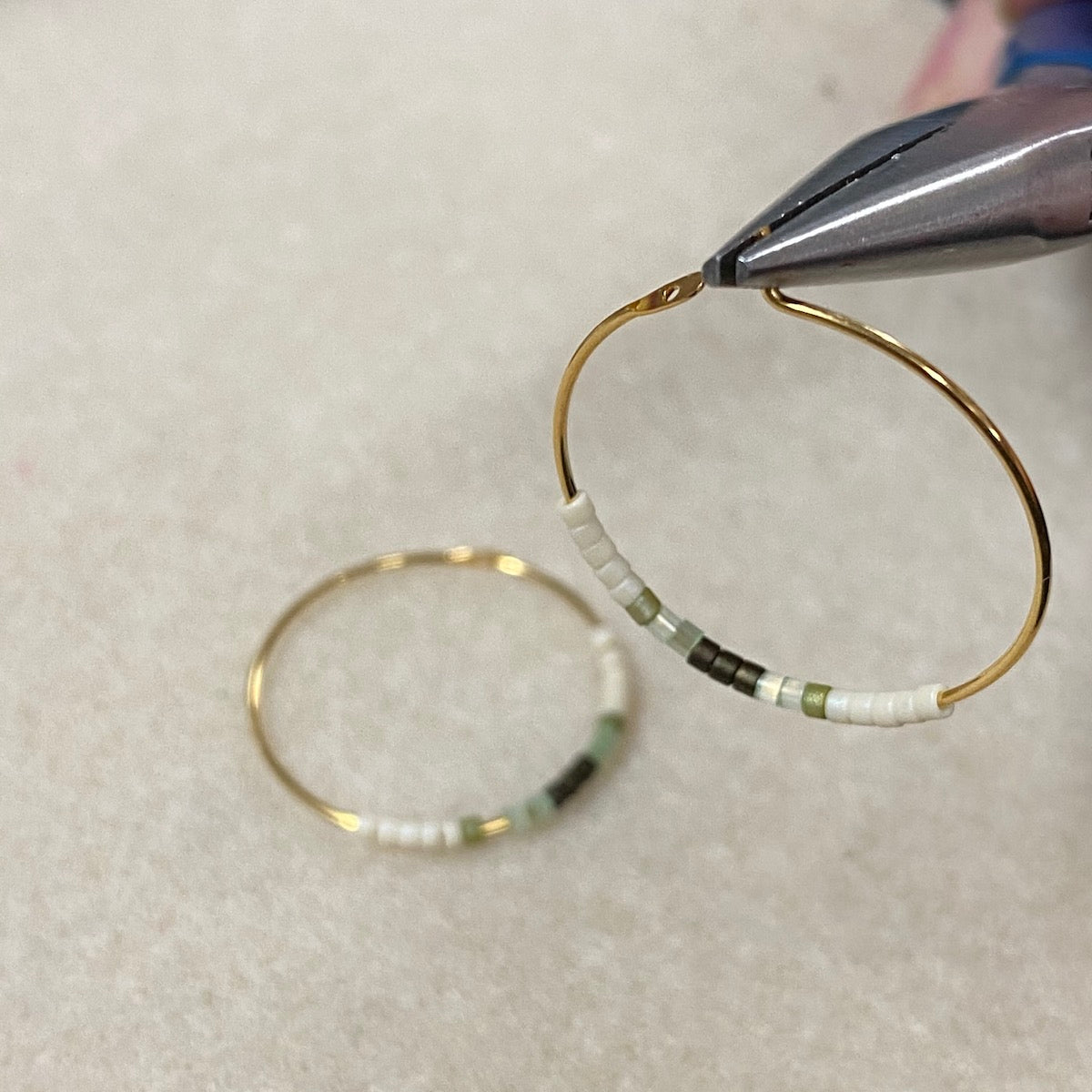 25mm Ear Loops (6) - Gold