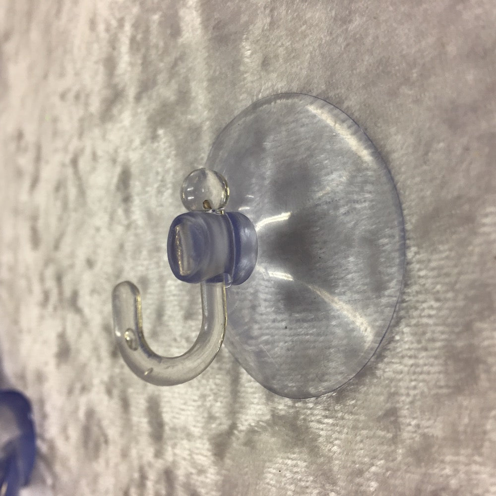 Suction Cups w. Hooks (10) - 3cm