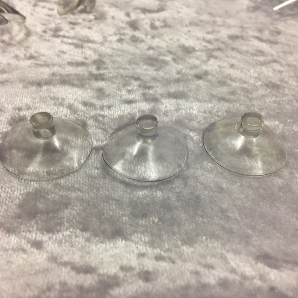 Suction Cups w. Hooks (10) - 3cm