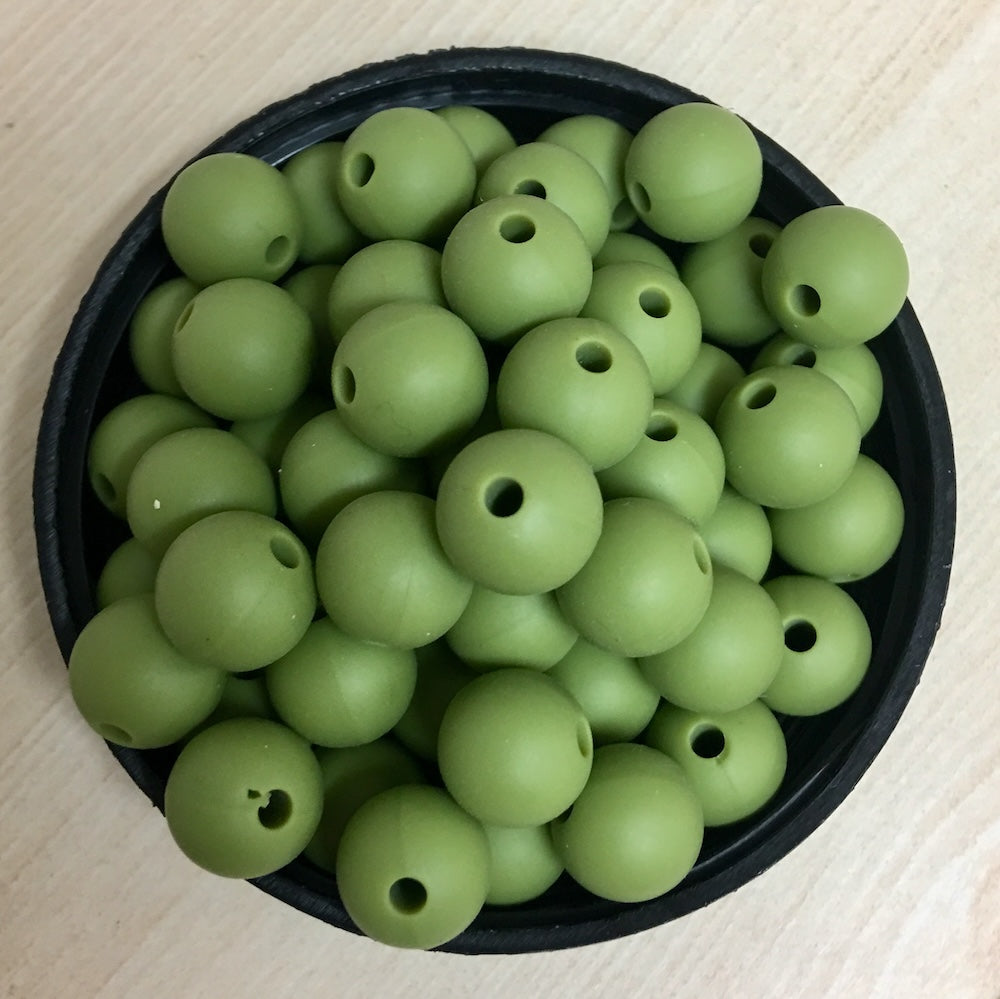 10mm Mixed Silicone Beads (100)