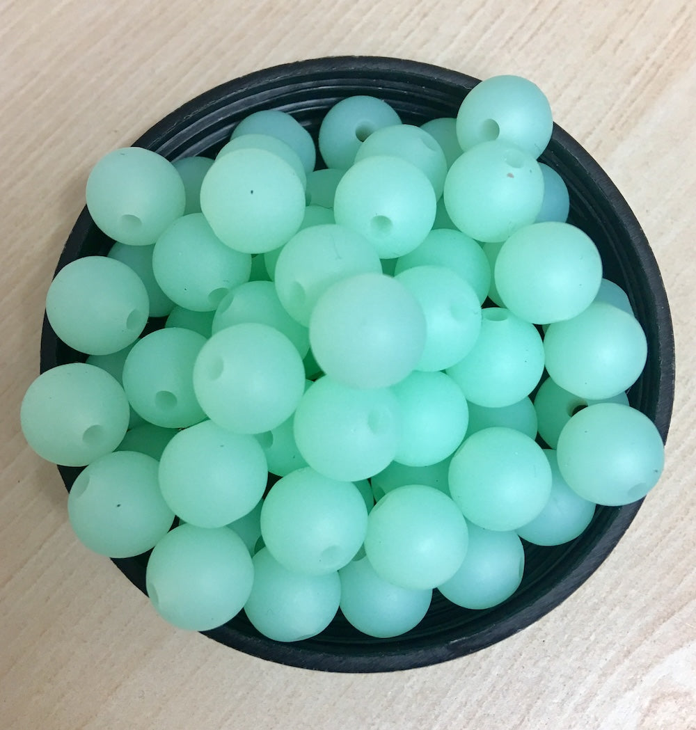 10mm Mixed Silicone Beads (100)