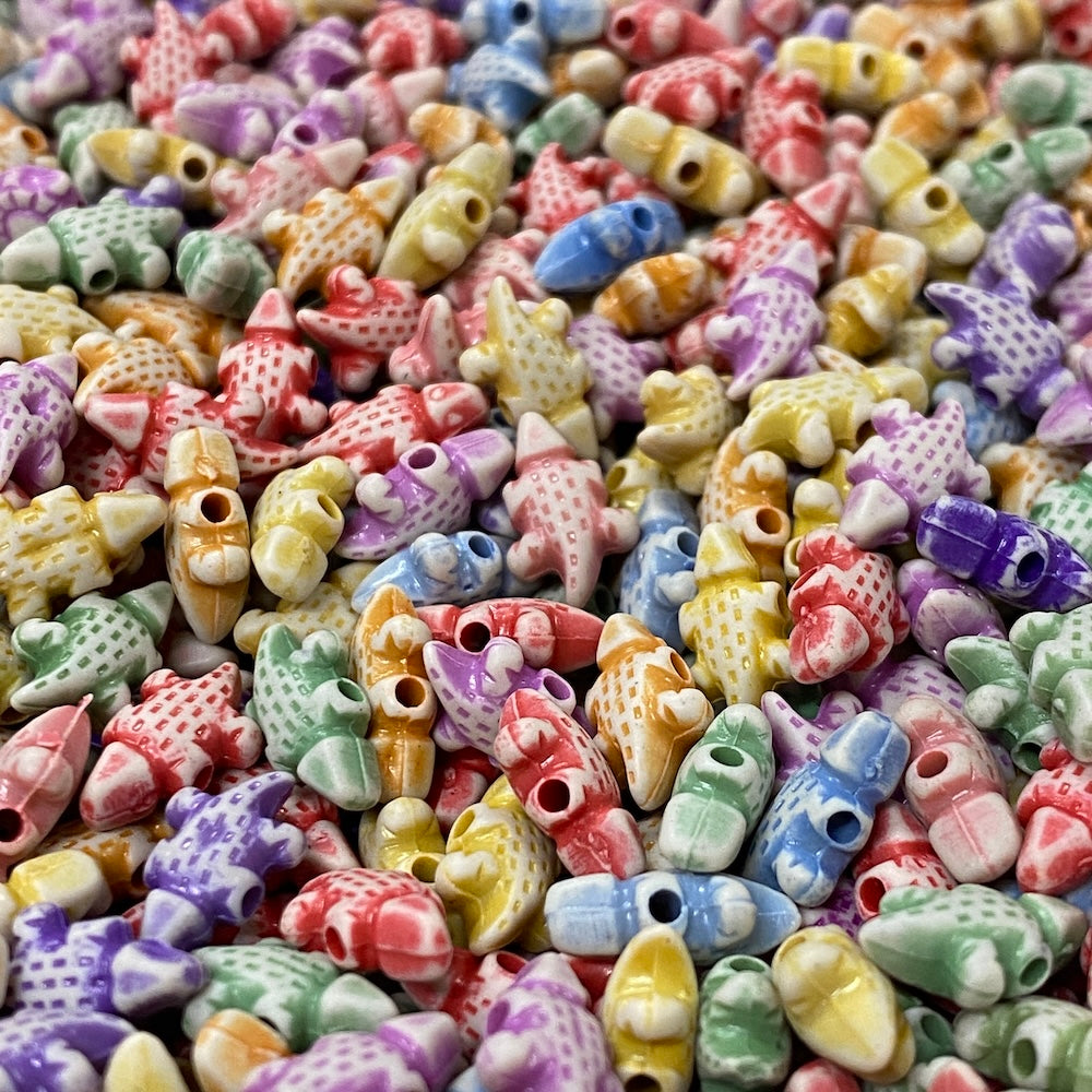 Alligator/Crocodile/Lizard Beads (50)