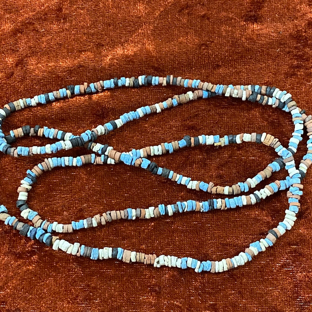 River's Edge (5 grams) - Vintage Faience Clay Egyptian Mummy Beads