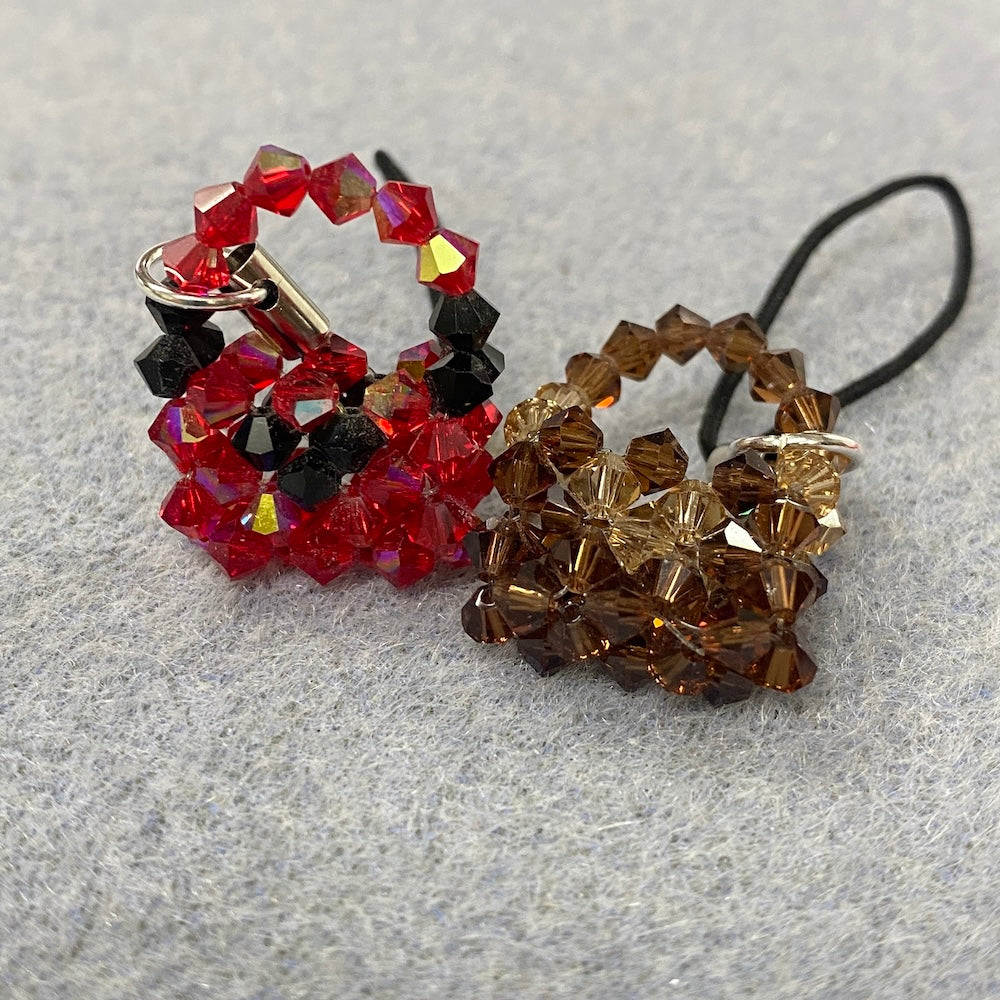 3D Mini Swarovski Crystal Handbag Phone Charm Kit - Rose & Mint