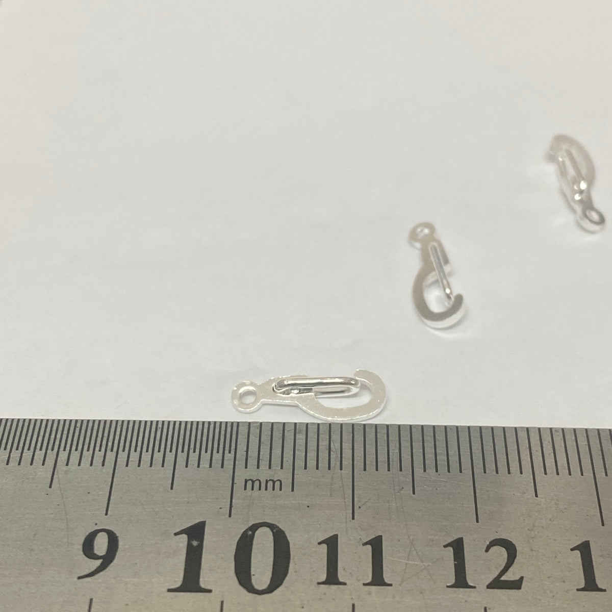 Mini Carabiner Clip (25) - Silver