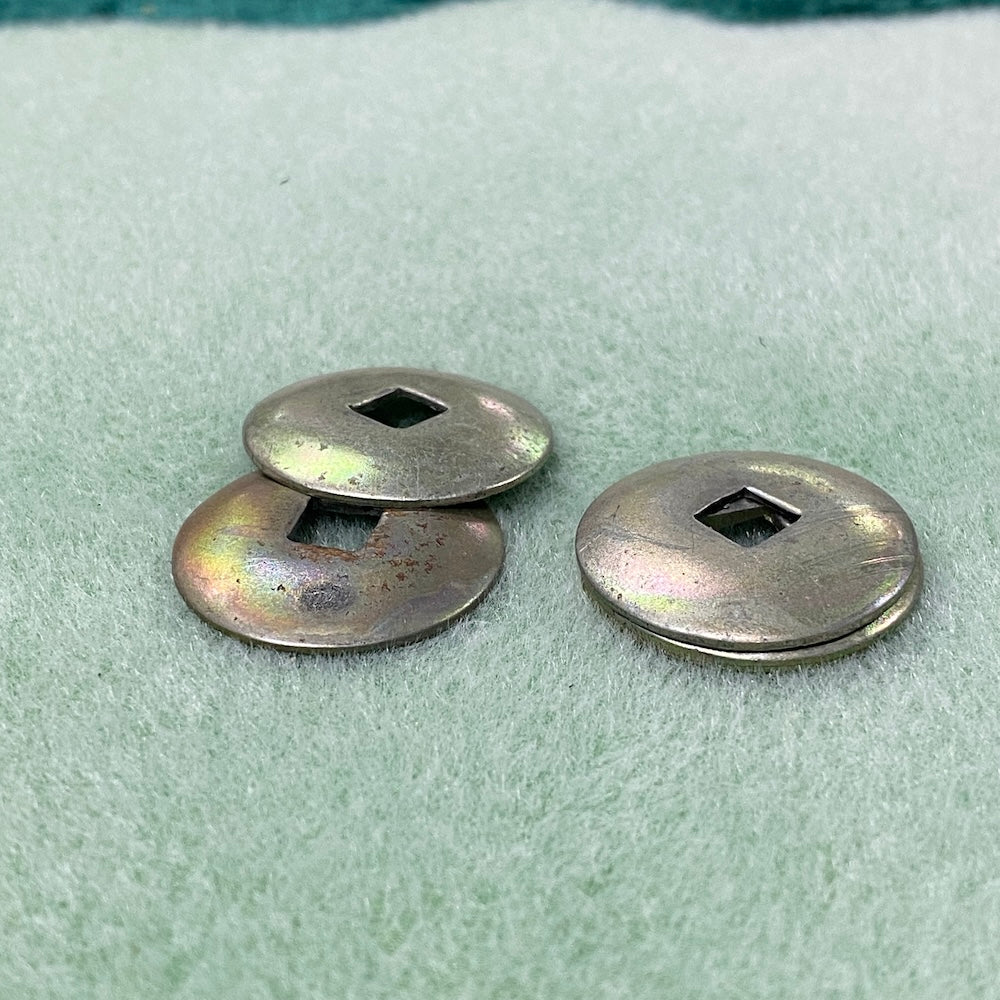 Cash Coins (50) - Silver Colour - Reproduction Currency from Indonesia