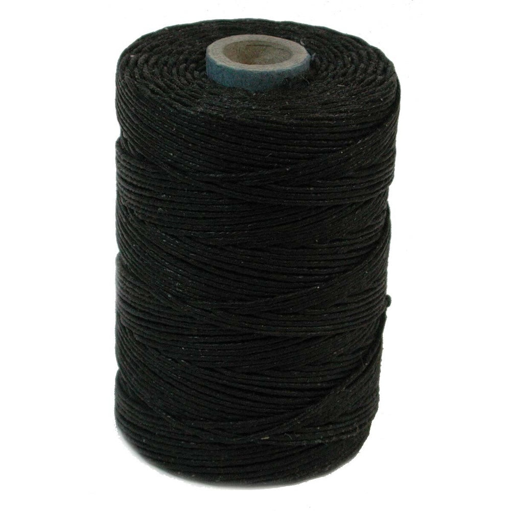 2 Ply - BLACK (10m) - Irish Waxed Linen Thread