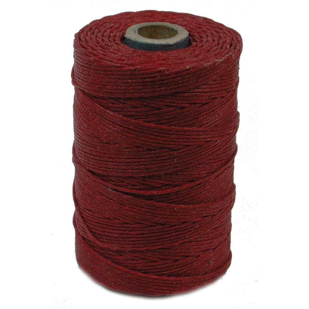 4 Ply - COUNTRY RED (10m) - Irish Waxed Linen Thread