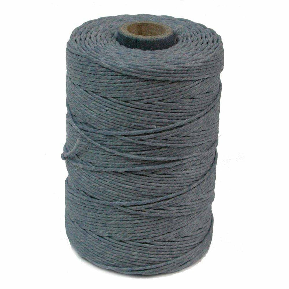 4 Ply - DENIM BLUE (10m) - Irish Waxed Linen Thread