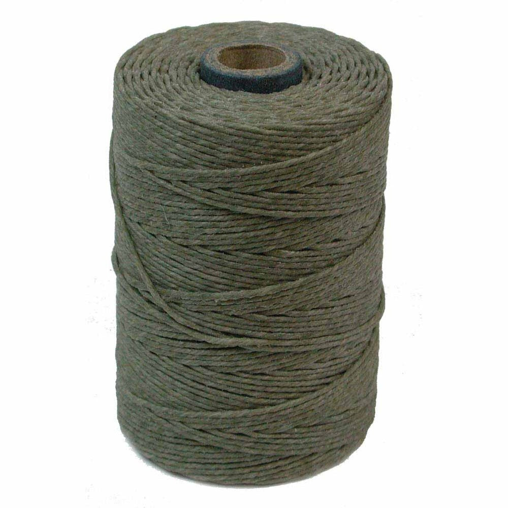 4 Ply - OLIVE DRAB GREEN (10m) - Irish Waxed Linen Thread