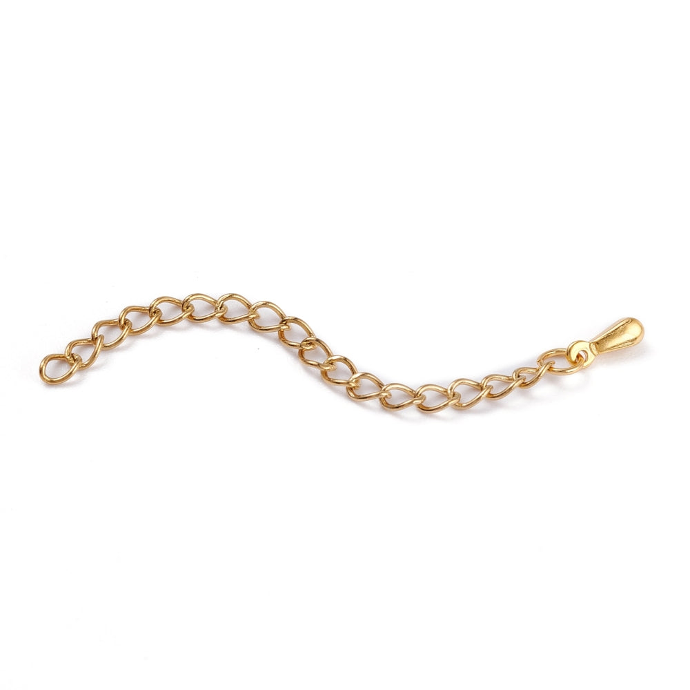 Extension Chains (10) - Gold - Tarnish Resistant