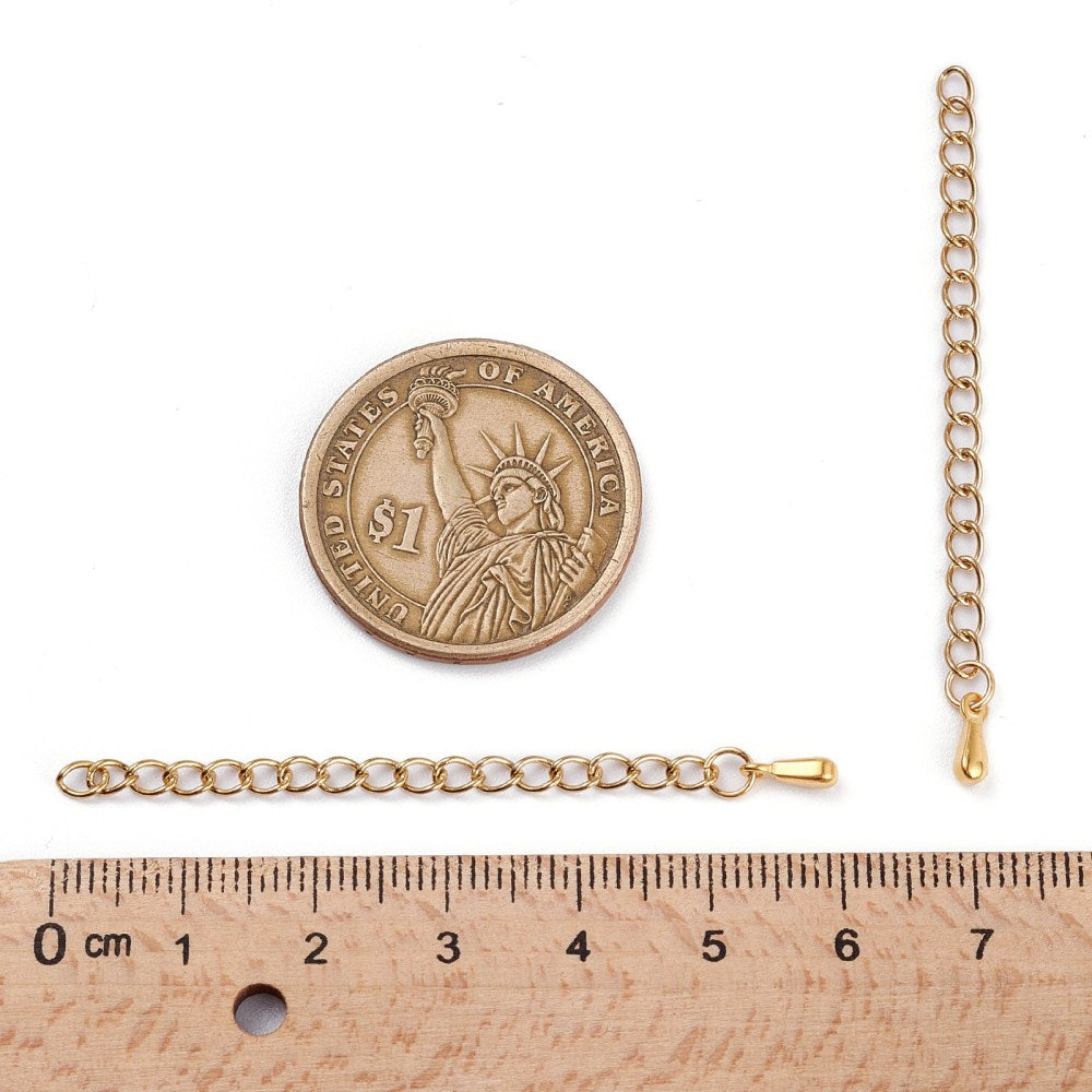 Extension Chains (10) - Gold - Tarnish Resistant