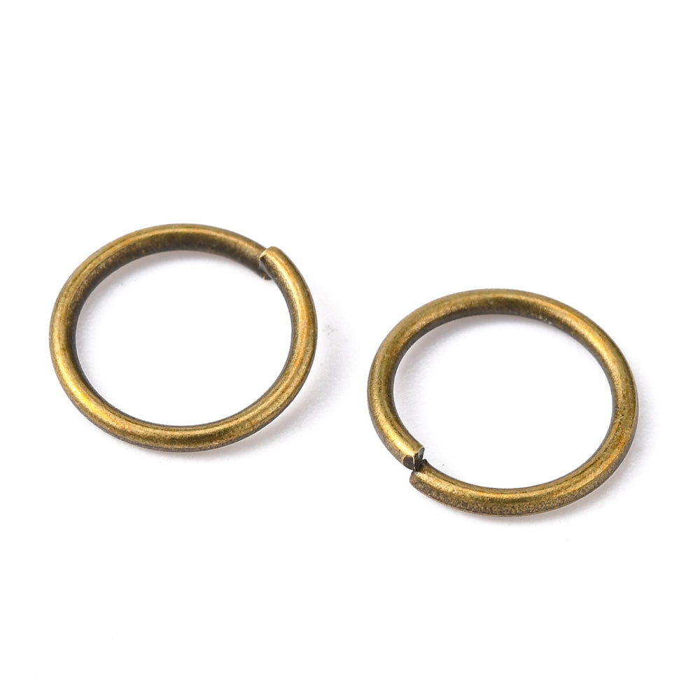 10x1mm Jumprings (50) - Mixed Colours