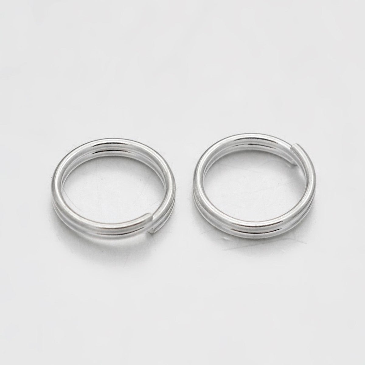 8mm Splitrings (50) - Silver