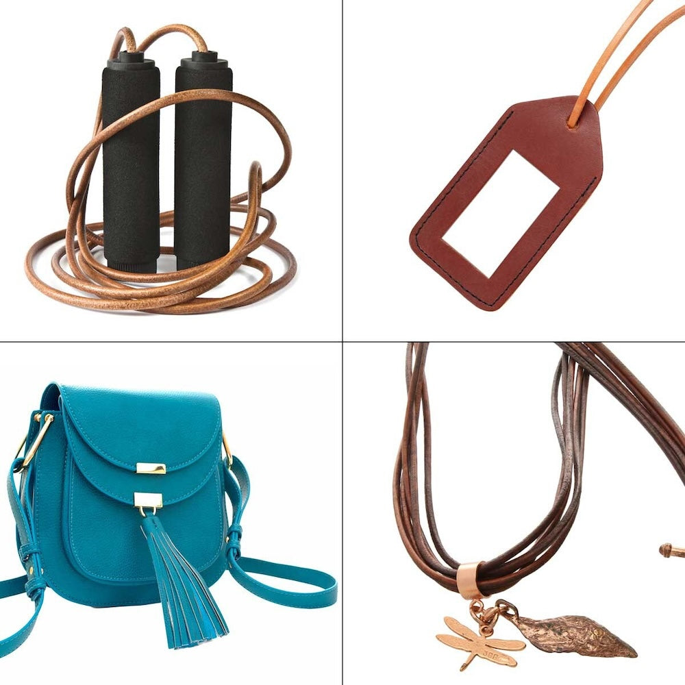 2mm Round Leather Cord (10m) - Black