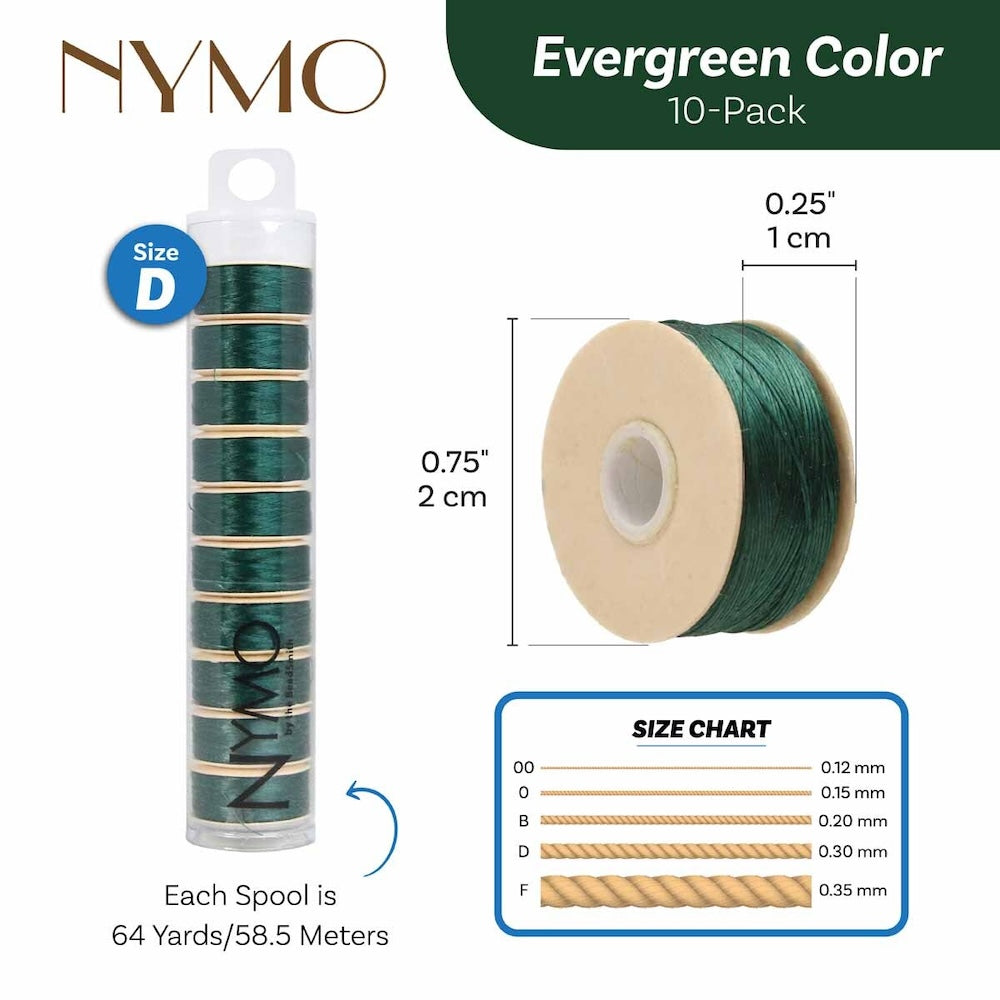 Nymo Thread (D) - Evergreen