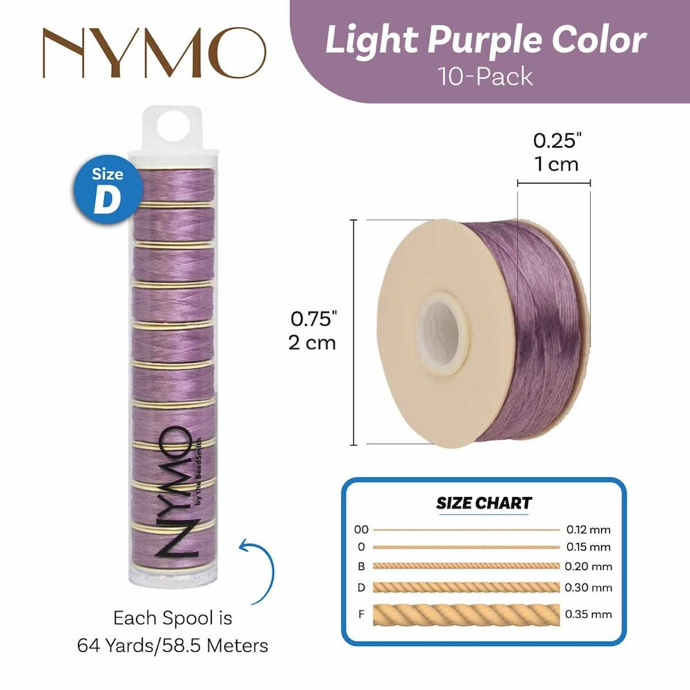 Nymo Thread (D) - Light Purple
