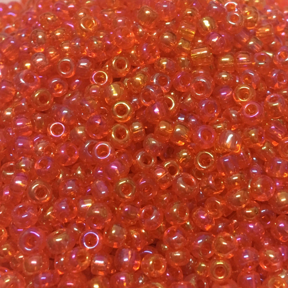 Orange - 8/0 Rainbow (50g) - Seed Beads