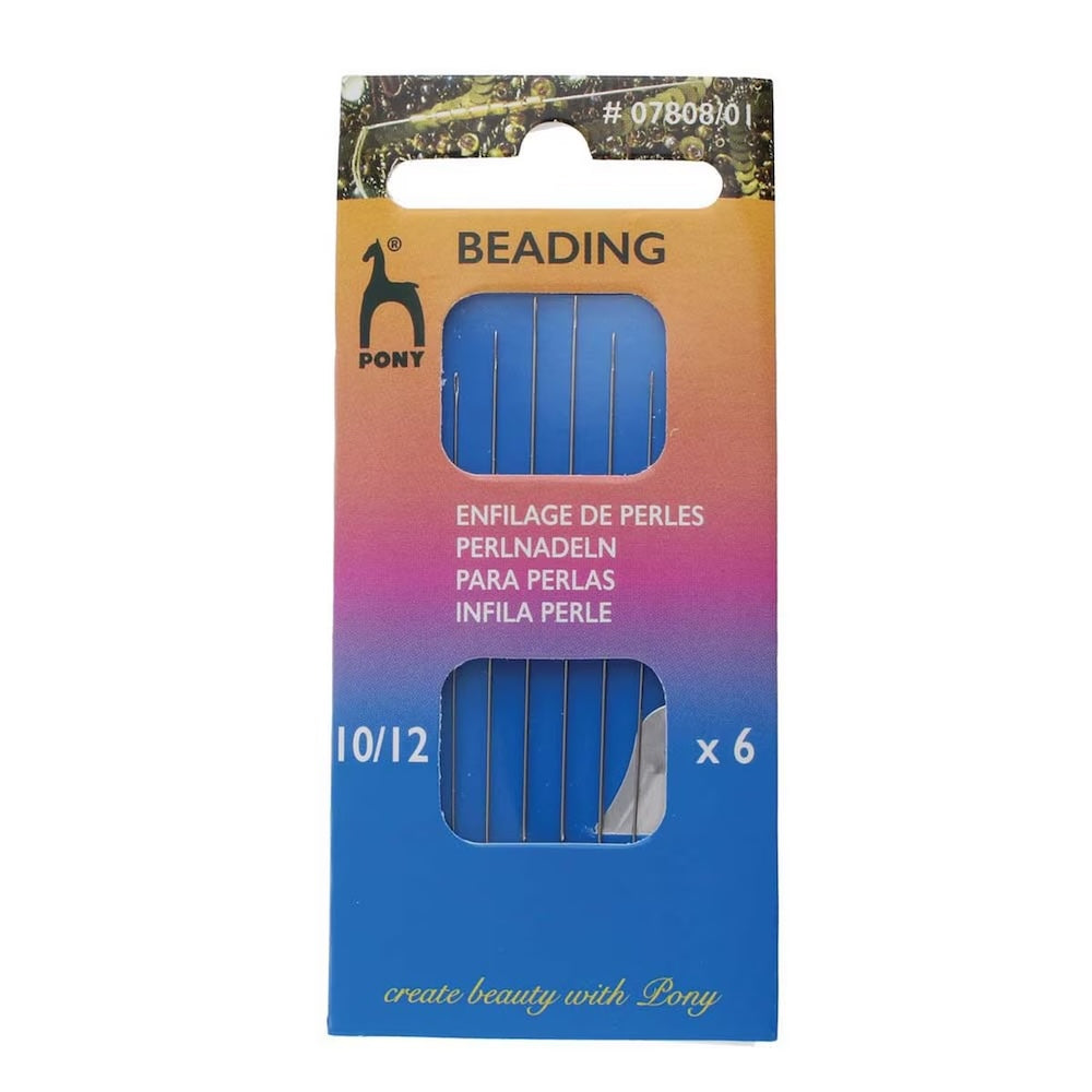 Pony Beading Needles - Sizes 10 & 12
