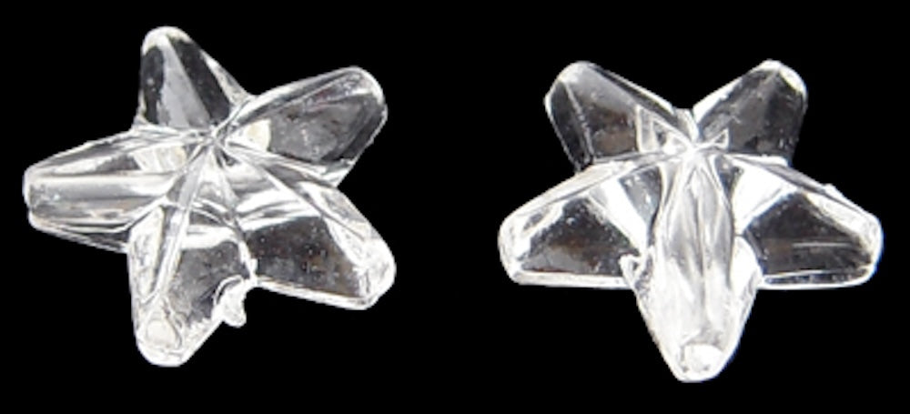 Star Beads (50) - Clear