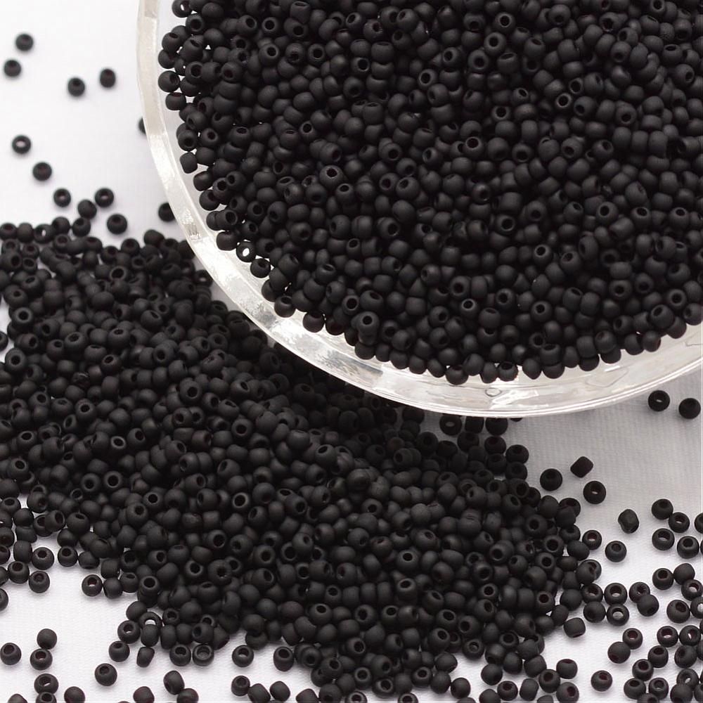 Matte Black - 6/0 Opaque (25g) - Seed Beads