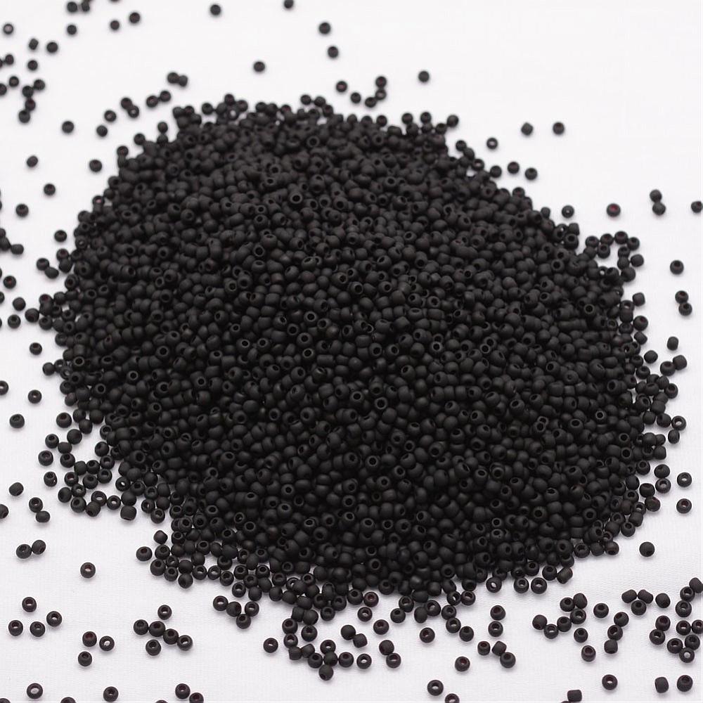 Matte Black - 6/0 Opaque (25g) - Seed Beads