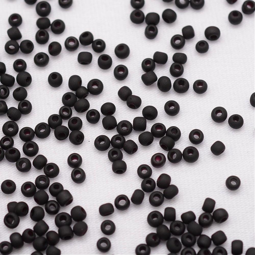 Matte Black - 6/0 Opaque (25g) - Seed Beads