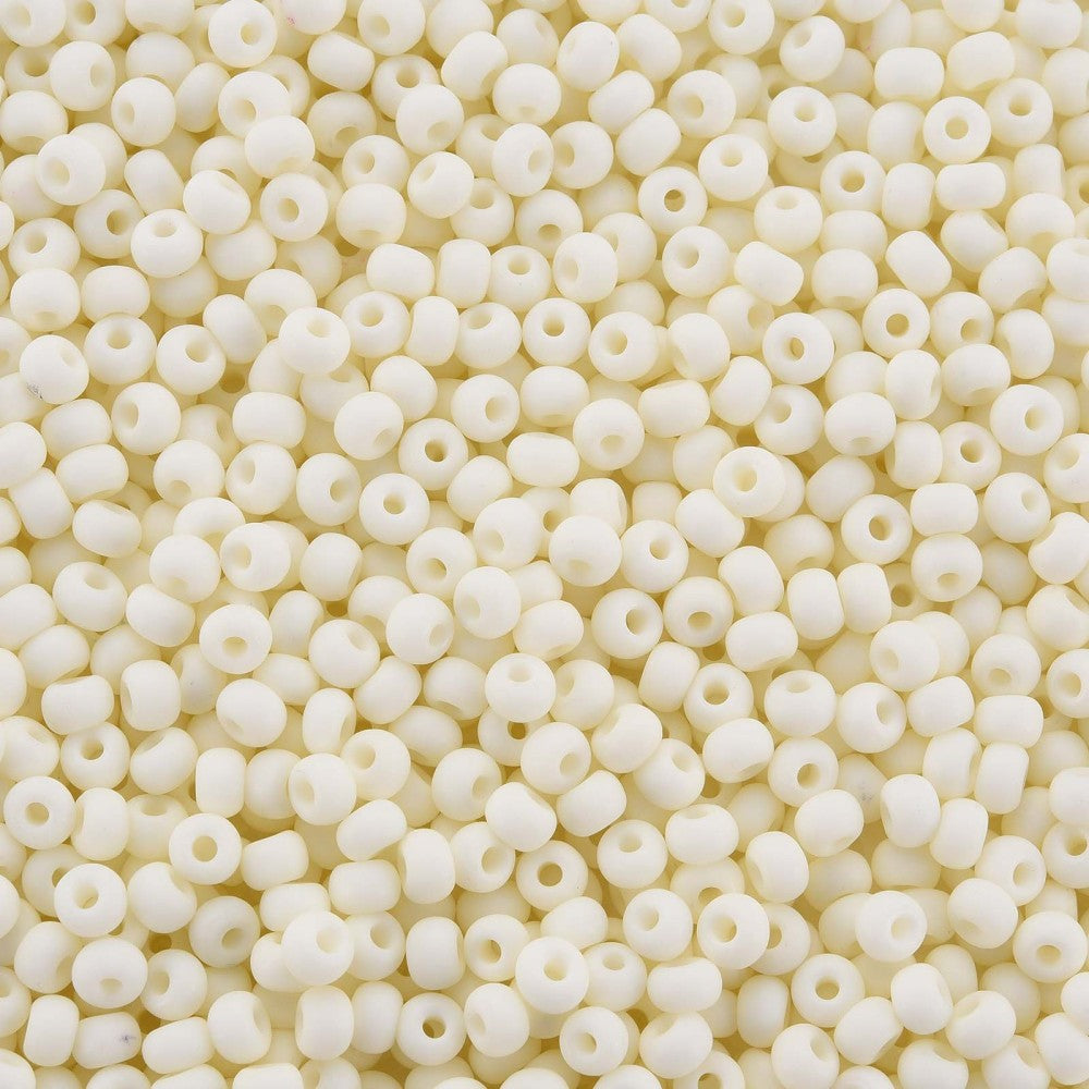 Lemon Chiffon Macaron - 6/0 Matte (25g) - Seed Beads