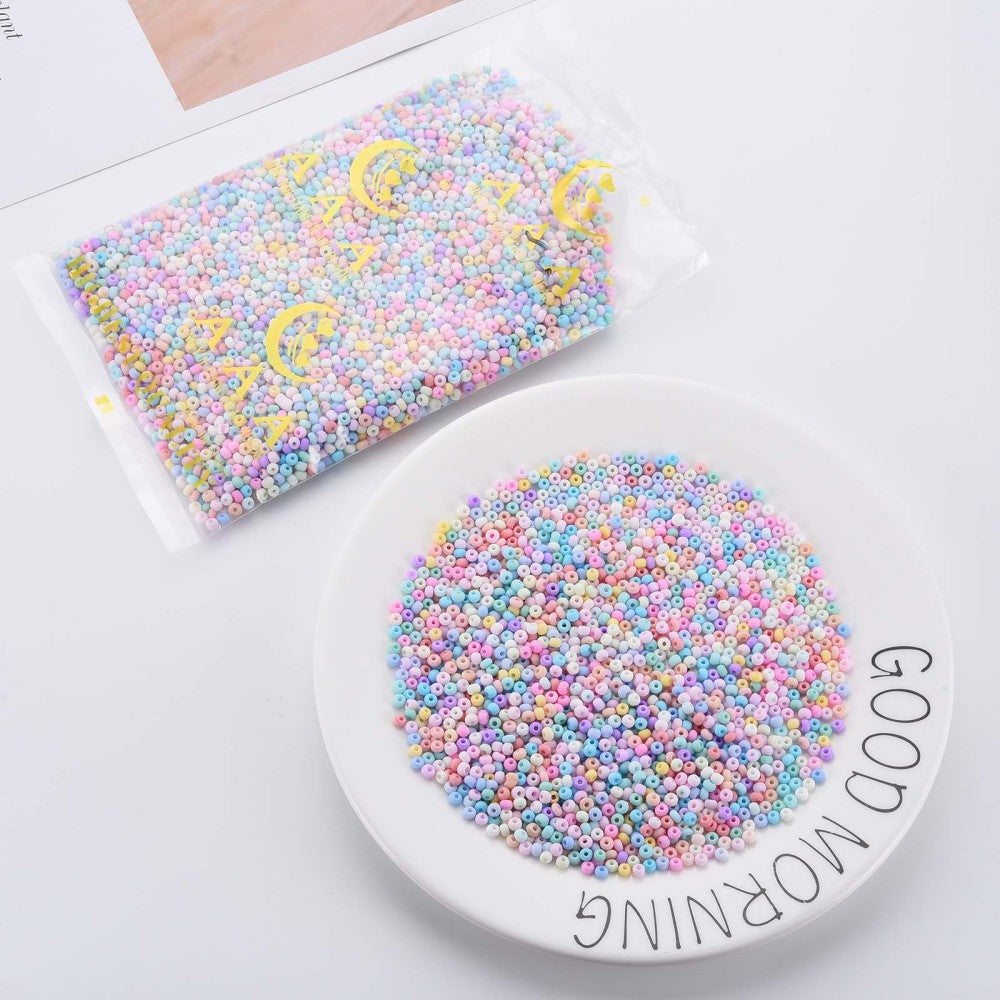 Pastel Macaron Mix - 6/0 Matte (25g) - Seed Beads